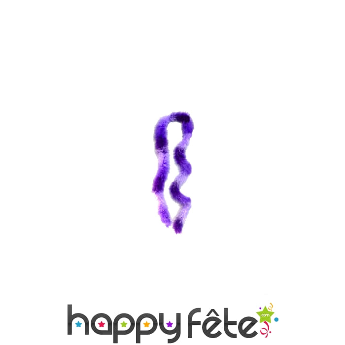 Boa violet et parme de 2m