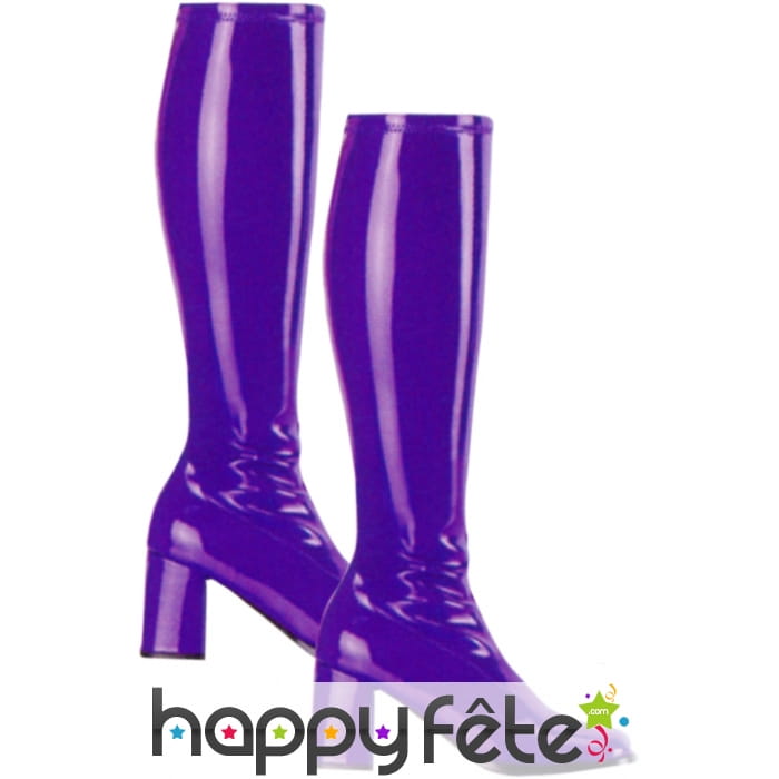 Bottes violette/mauve de gogo