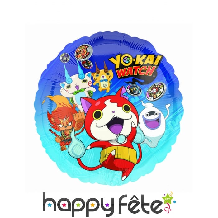 Ballon Yo Kai Watch rond de 43cm