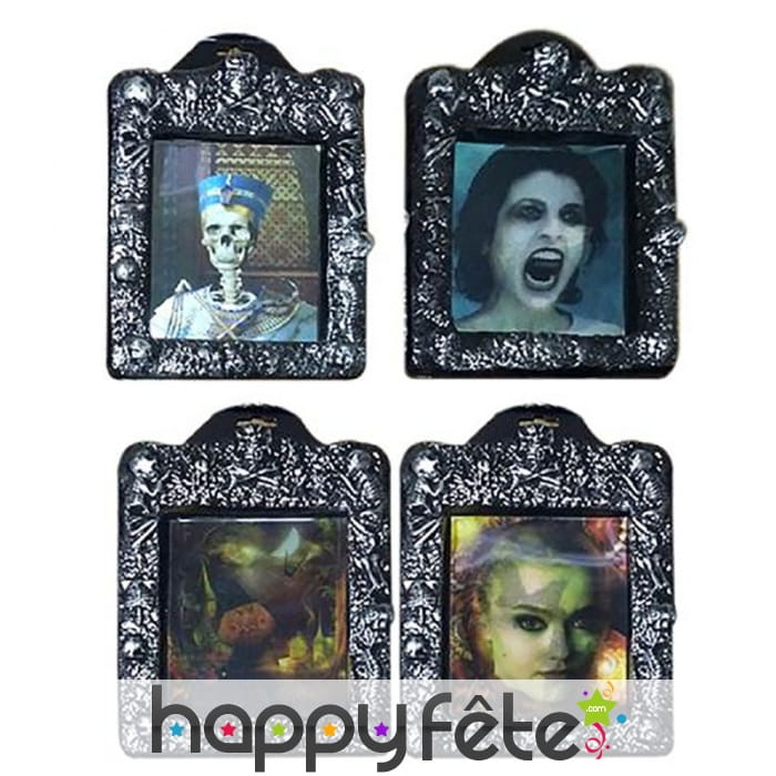 Cadre 3D Halloween avec photo changeante, 21x30cm