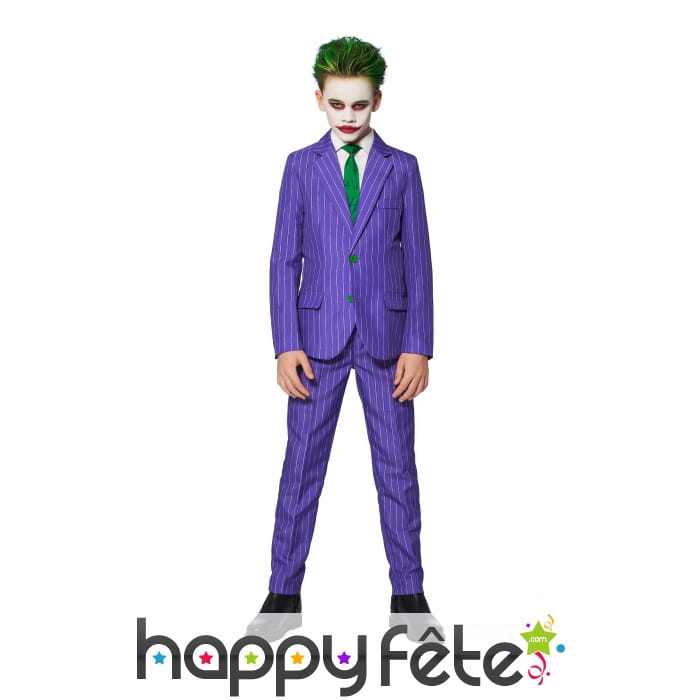 Costume 3 pièces du Joker pour enfant