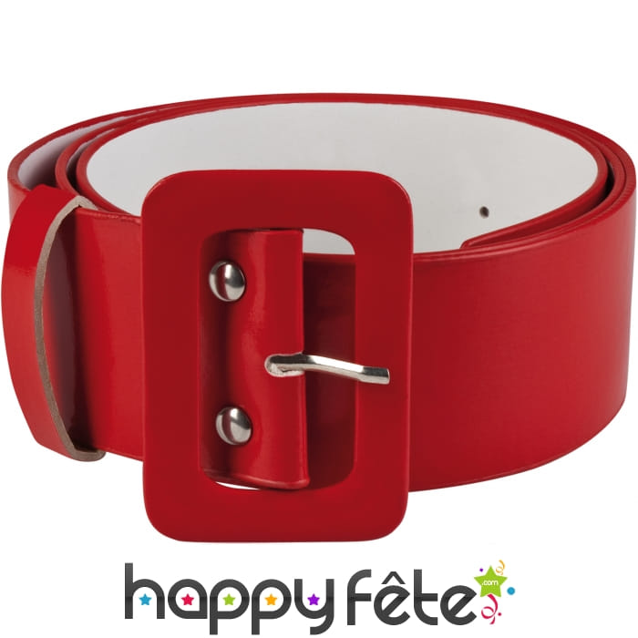 Ceinture année 60 rouge