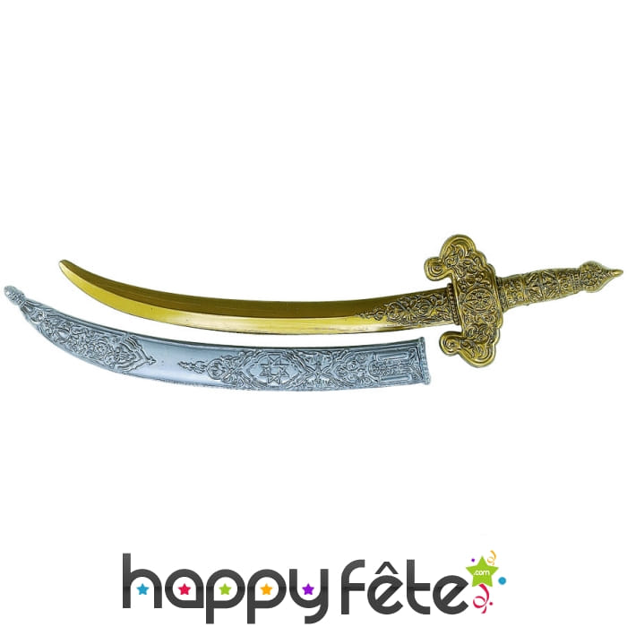 Cimeterre arabe avec son fourreau