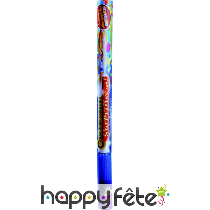 Canon à confettis et serpentinns multicolore