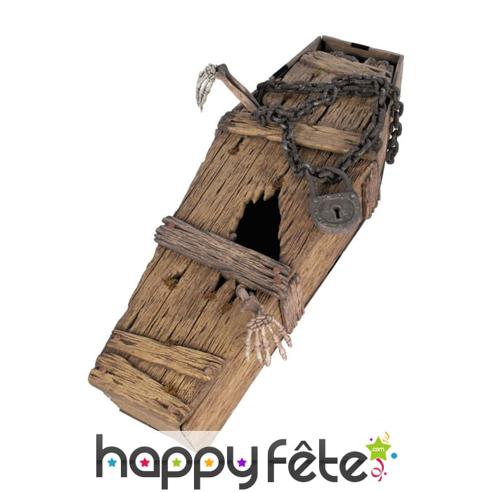 Cercueil avec chaine