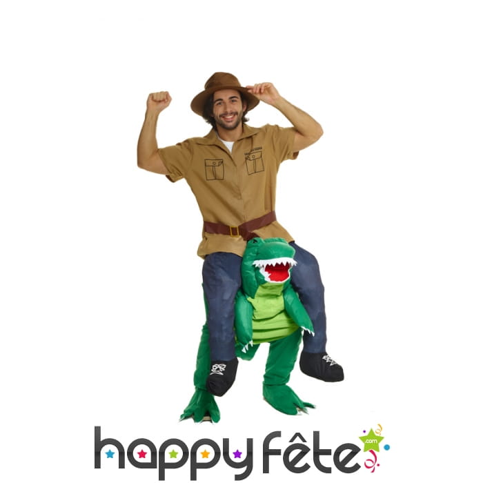 Costume à dos de petit T-rex