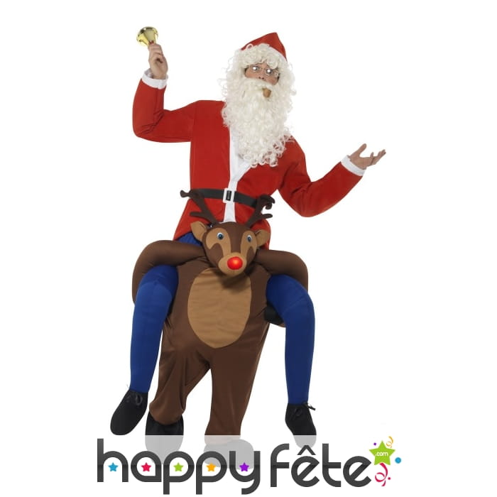 Costume à dos de serf de Noël