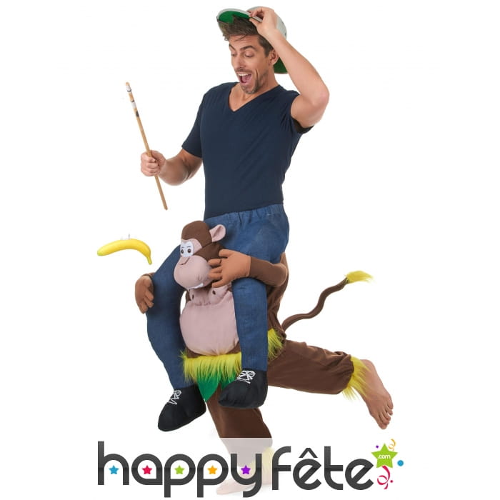 Costume à dos de singe taille adulte
