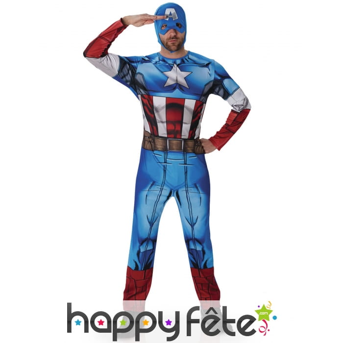 Costume adulte du Captain America