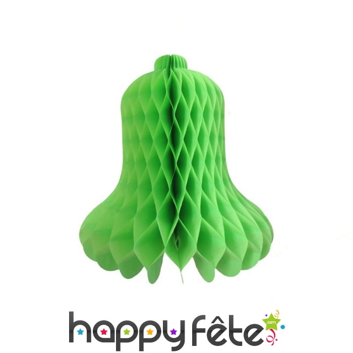 Cloche anis en papier alvéolé, 36cm