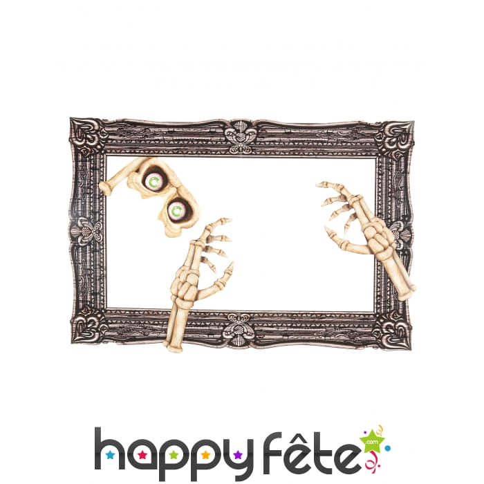 Cadre avec Kit photobooth de Halloween