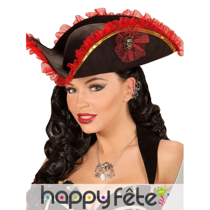 Collier avec pendentifs sur le thème des pirates