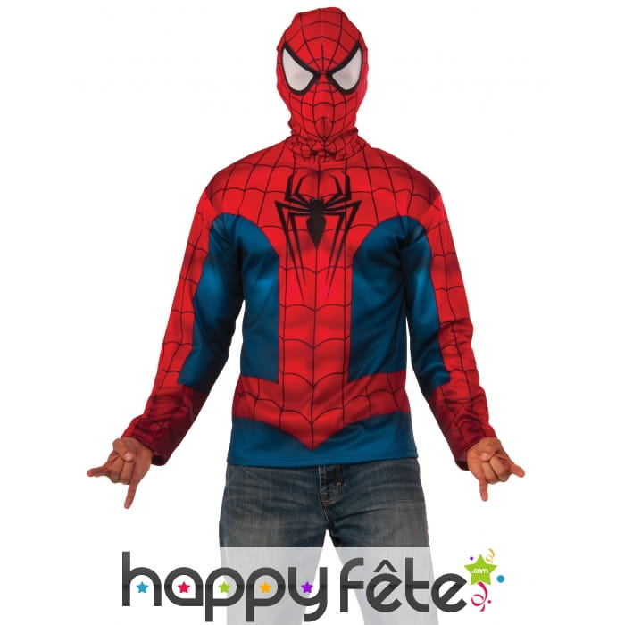 Cagoule avec Sweat Spiderman pour homme