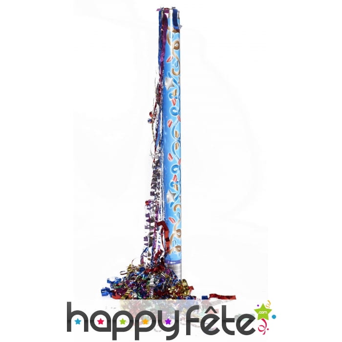 Canon à serpentins et confettis de 80cm