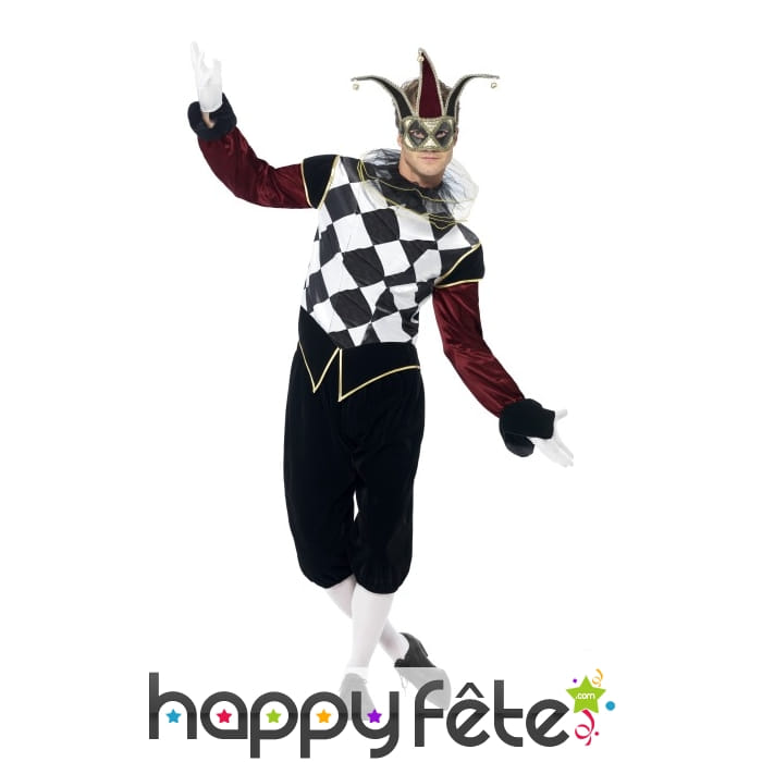 Costume arlequin Vénitien gothique