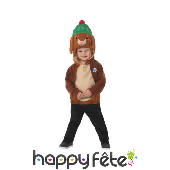 Costume Benjamin Bunny pour garçon, Pierre Lapin