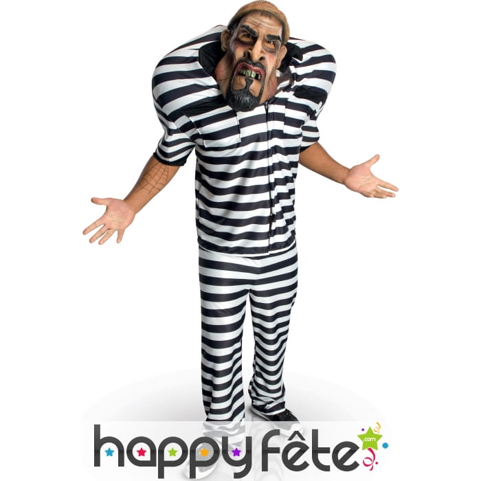 Costume Big bruizers de prisonnier