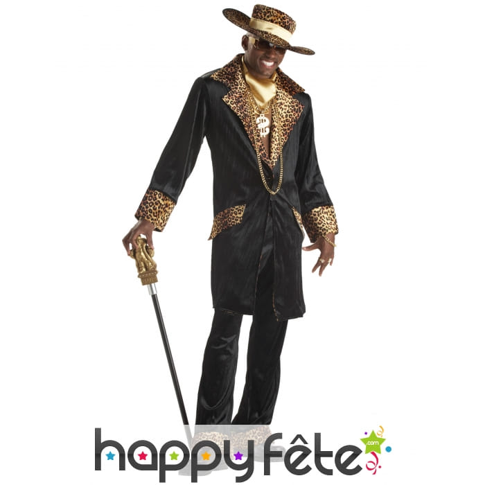 Costume bling bling de Mac col léopard