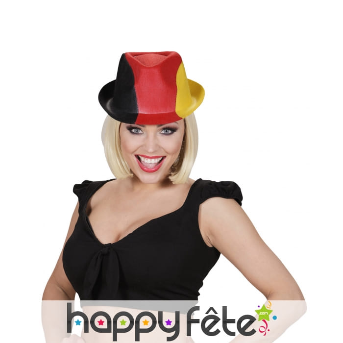 Chapeau borsalino drapeau Allemand