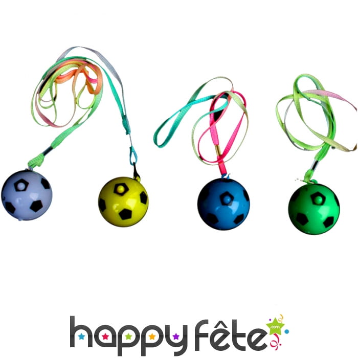 Collier ballon de foot lumineux