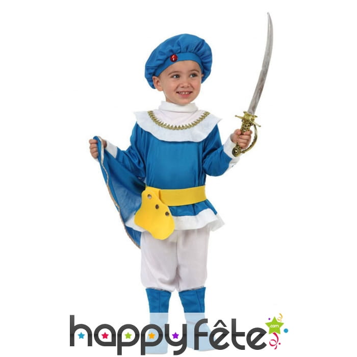 Costume bleu de petit prince