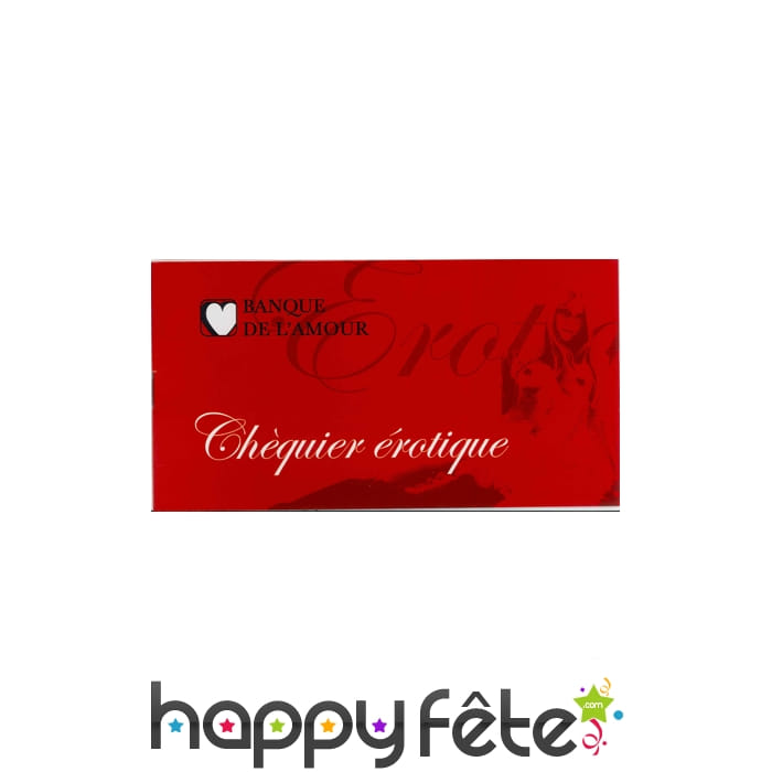 Coupons Banque de l amour, chèque érotique