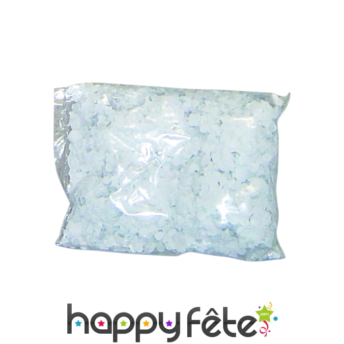 Confettis blanc en sac d'1kg
