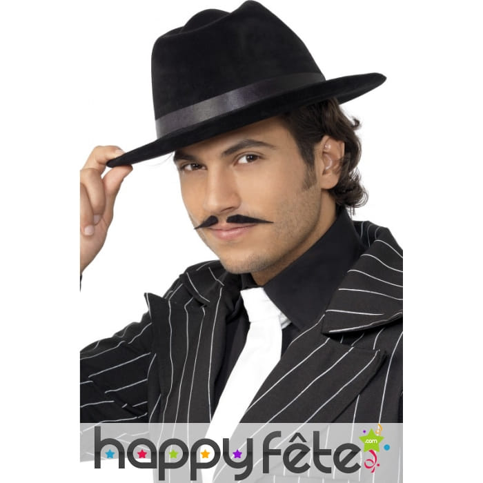 Chapeau borsalino noir gangster