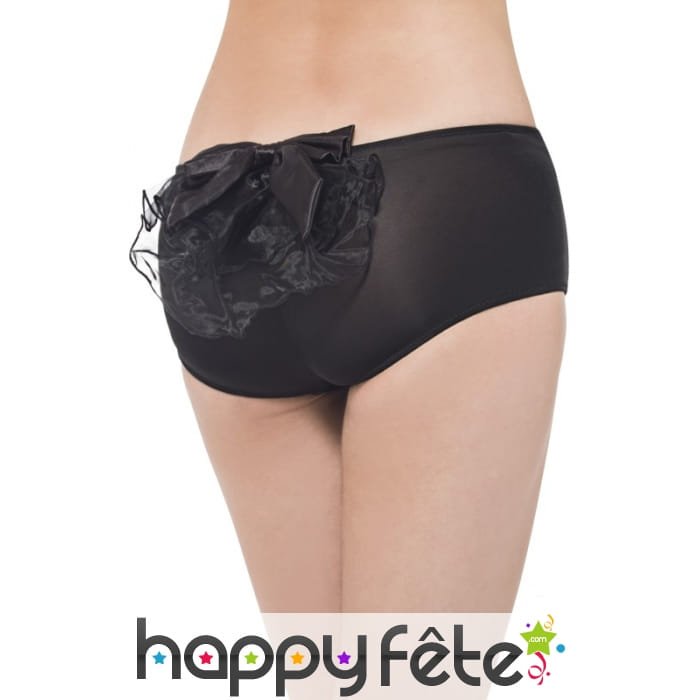 Culotte burlesque noire