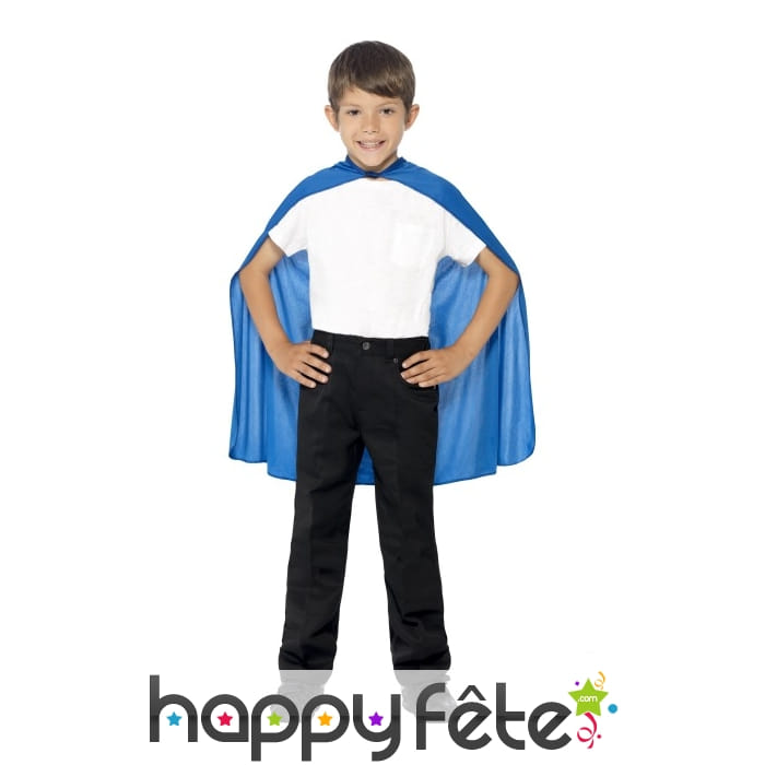 Cape bleue pour enfant