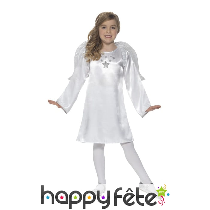 Costume blanc uni de petit ange