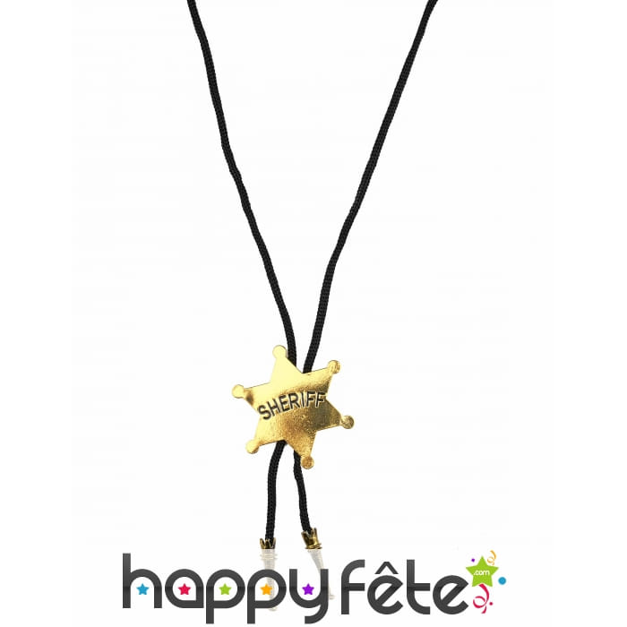 Collier cravate de shériff