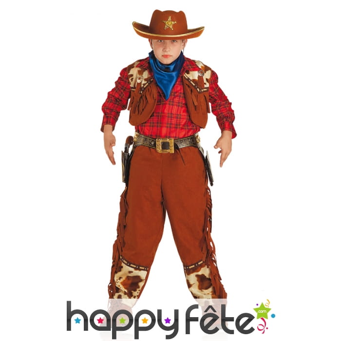 Costume classique de petit cowboy
