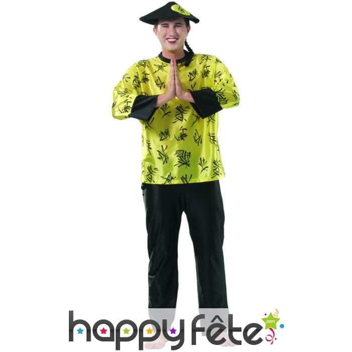 Costume chinois jaune