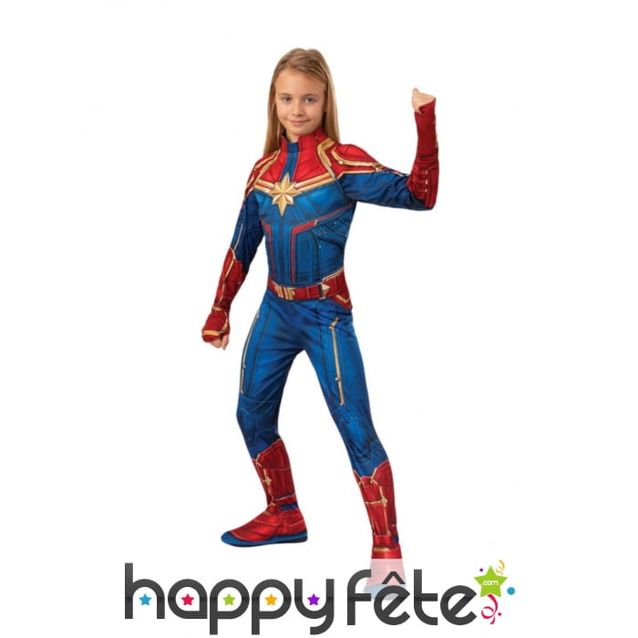 Costume Captain Marvel pour fille