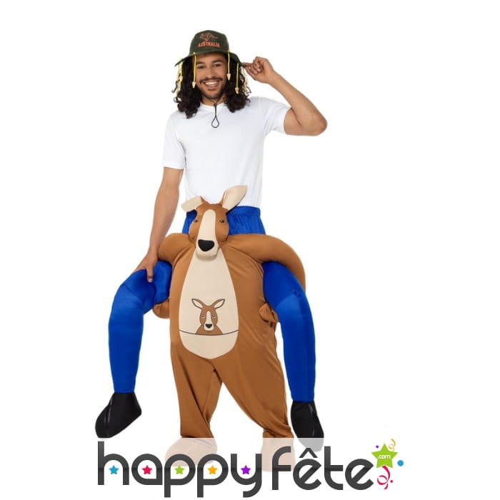 Costume carry me de kangourou pour adulte