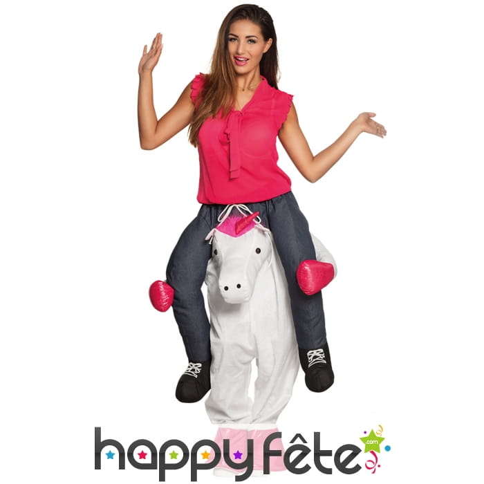 Costume Carry Me de licorne pour adulte