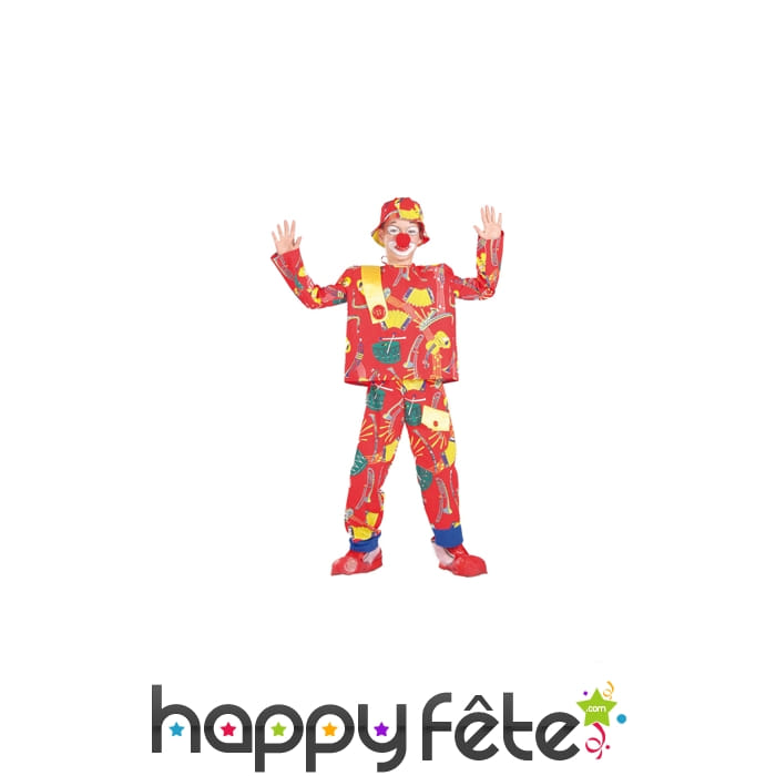 Costume clown musique enfant