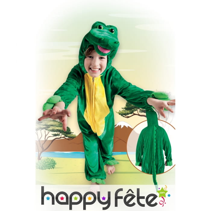Combinaison crocodile peluche