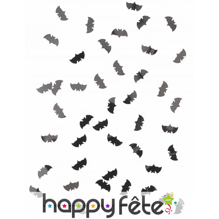 Confettis chauve souris pour table d'halloween