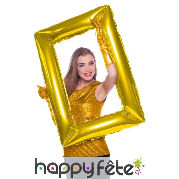 Cadre doré à gonfler, pour photo
