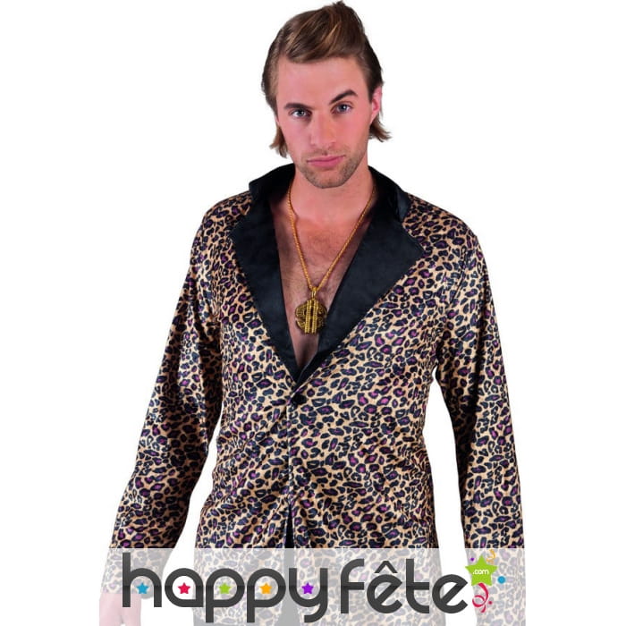 Collier doré avec pendentif dollars