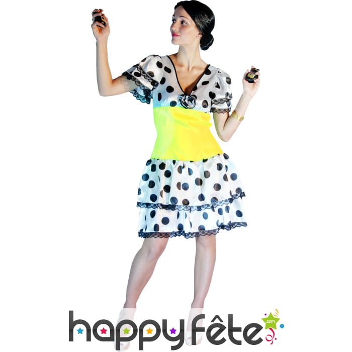 Costume d'andalouse jaune