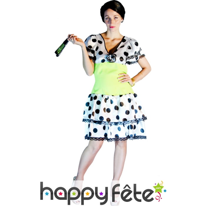 Costume d'andalouse vert