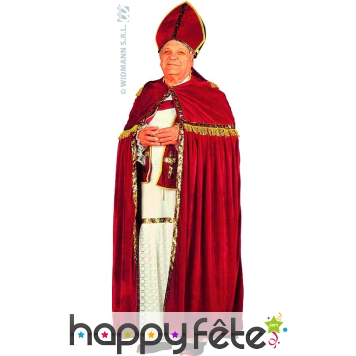 Costume d'archevêque rouge