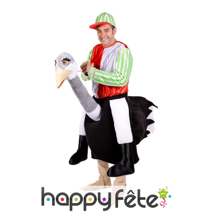 Costume d'autruche pour course, adulte