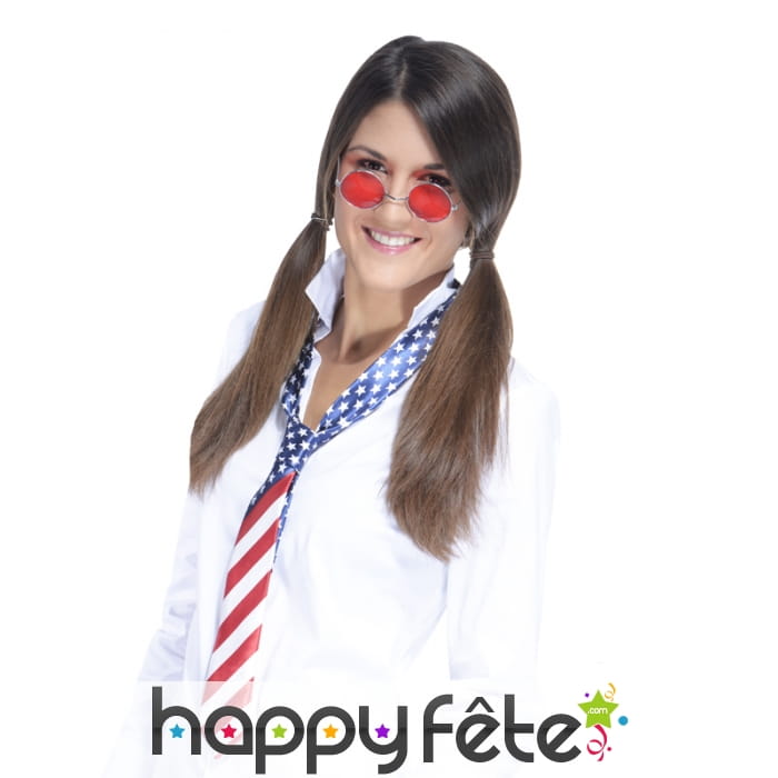 Cravate drapeau américain
