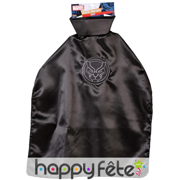 Cape de Black Panther noire pour enfant