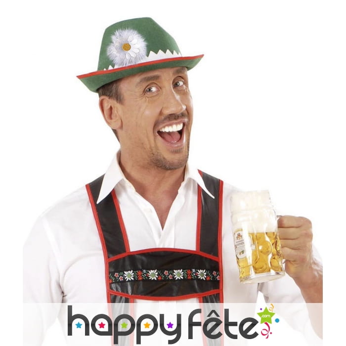 Chapeau de bavarois avec marguerite