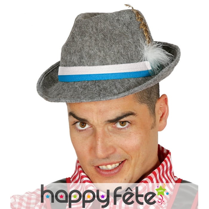 Chapeau de bavarois gris